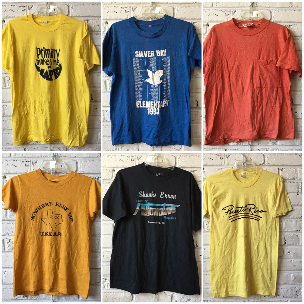 Vintage and Retro Tshirts by the pound Bulk Vintage Clothing